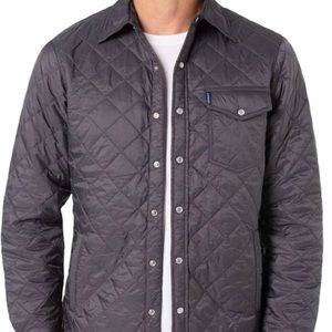 NWT men’s Criquet grey quilted shacket L